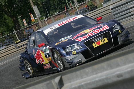 Mattias Ekström satte hurtigste tid i dag på Norisring.
(Foto: Natascha Theisen)